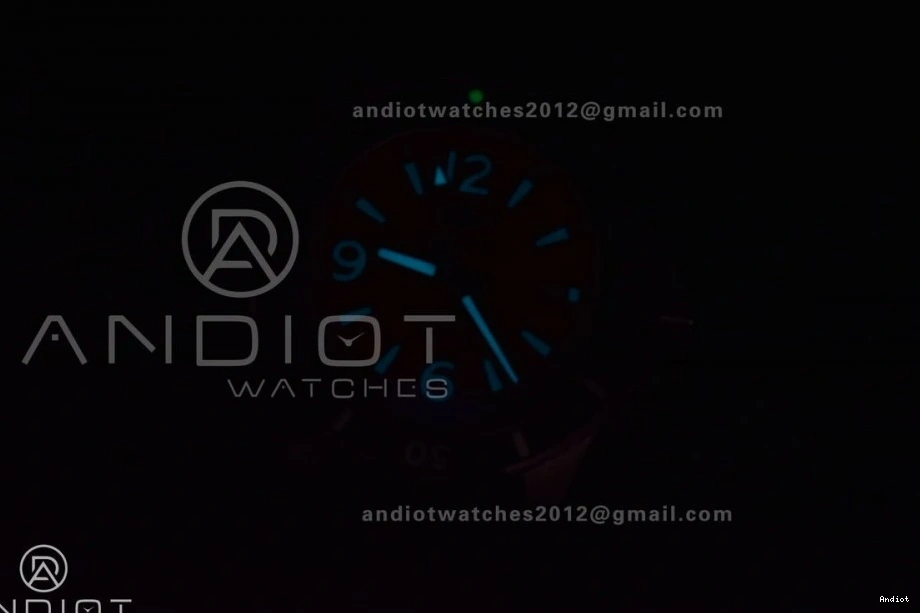 Black On TF A2824 1:1 Best Superocean Bezel Strap Rubber Automatic Black Orange 44 Dial Edition 0421